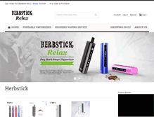 Tablet Screenshot of herbstick.com